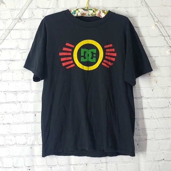 DC Other - Y2K DC Skate Shoes Skateboarding Cky Bam Black Graphic Print Tee Tshirt Mens Lrg